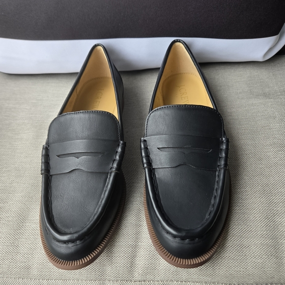 [NEW] J. Crew Classic Black Leather Loafers Size 6 - Picture 15 of 15